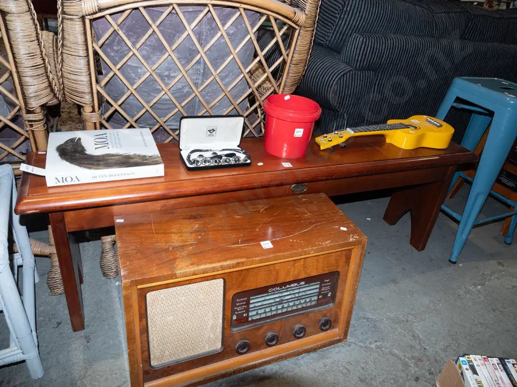 wooden bench seat H460 Image 1++