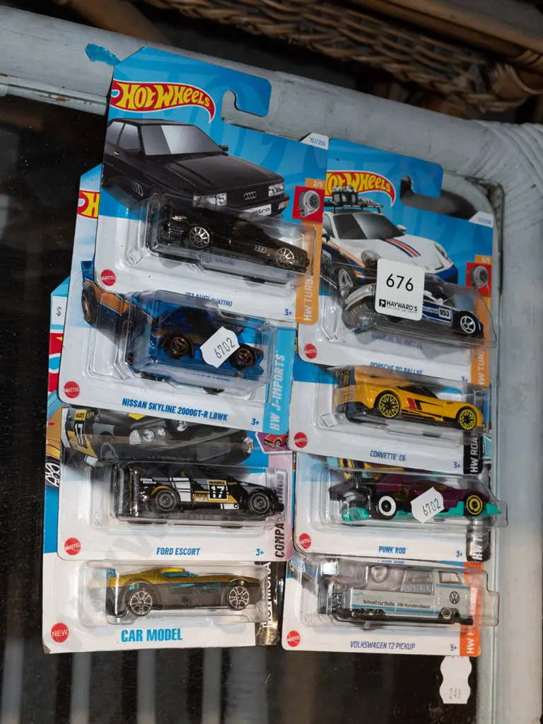 8x as new carded Hotwheels vehicles Image 1++