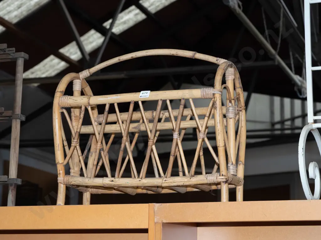 cane magazine rack Image 1++