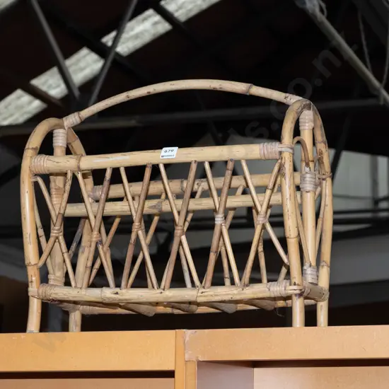 cane magazine rack