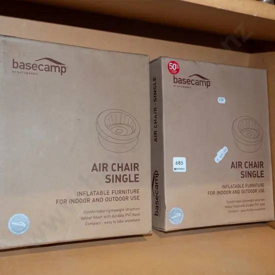 2x boxed inflatable single chair