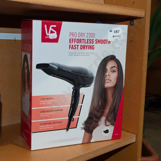 Vidal Sassoon pro dry 2000 hair dryer