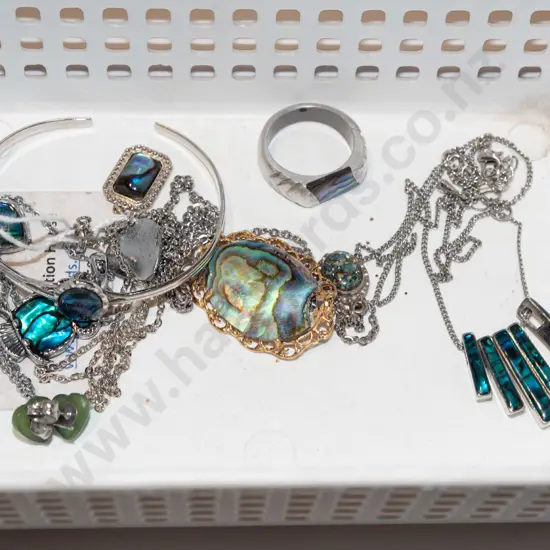 tray of costume jewellery