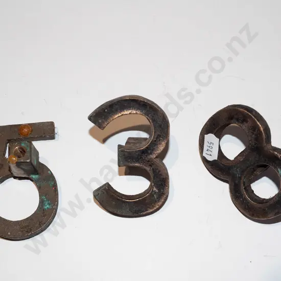 brass branding iron ends