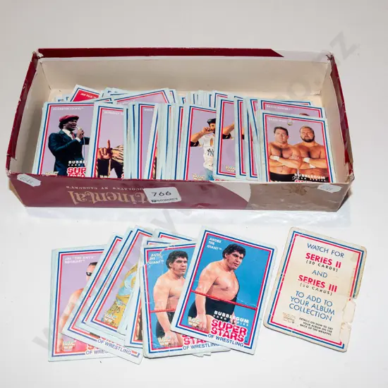 Super Stars of Wrestling collector cards