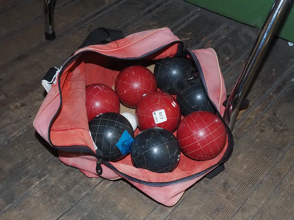 bag of red and black bowls Image 1++