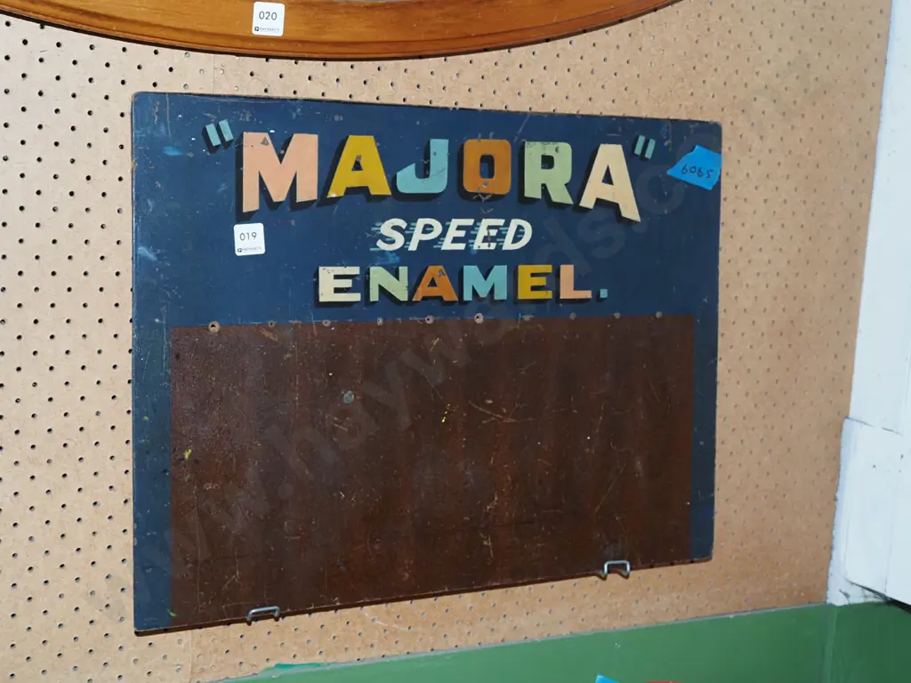 Majora Speed enamel sign Image 1++