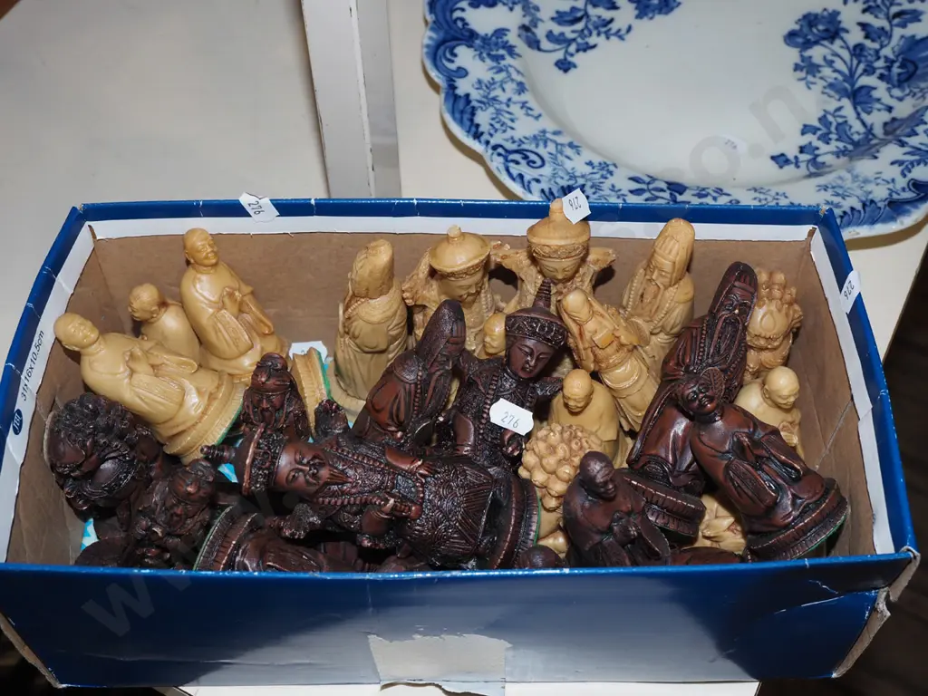 box; Asian style composite chess pieces  Image 1++