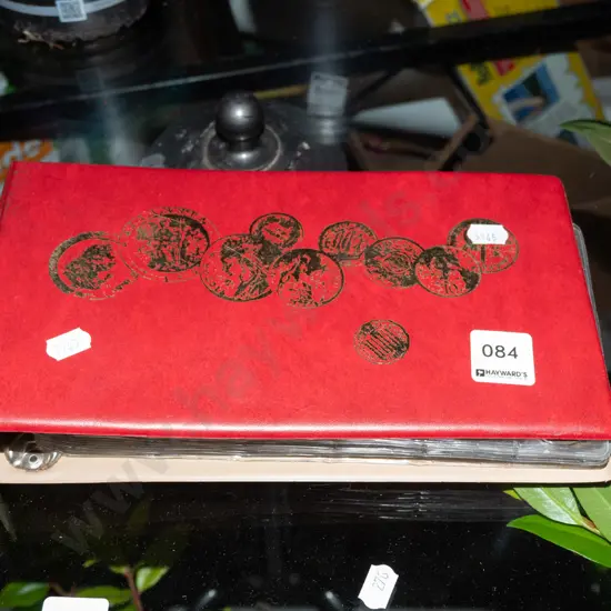 folder of coins