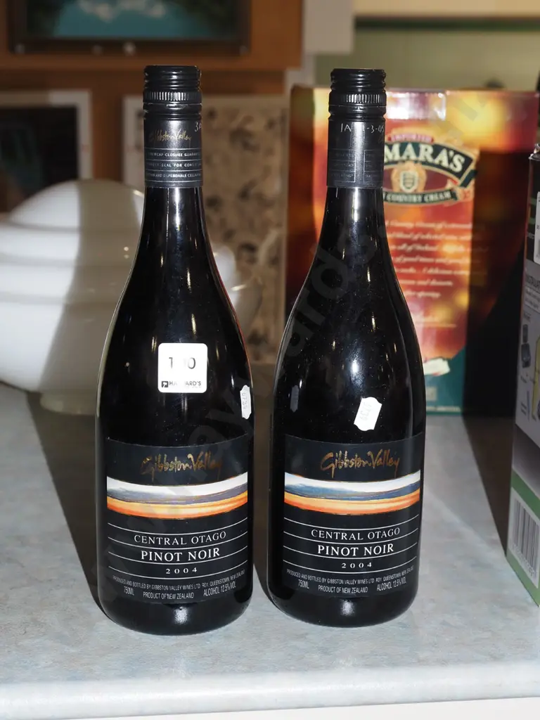 2x bottles of Gibston Valley pinot noir 2004 Image 1++