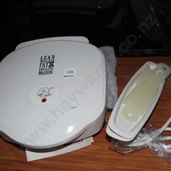 as new George Foreman Lean Mean Fat Grilling Machine