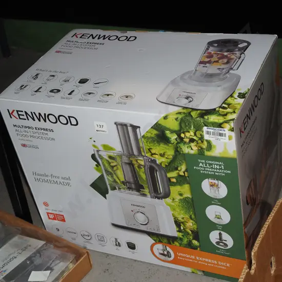 boxed as new Kenwood Multi Pro Express All In One System food processor