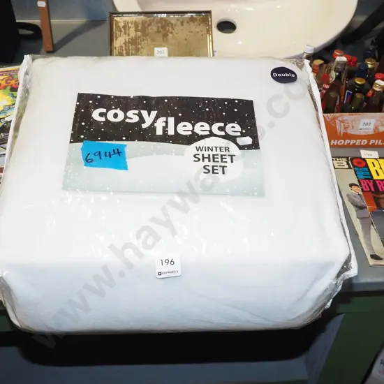 Cosy Fleece double bed sheet set