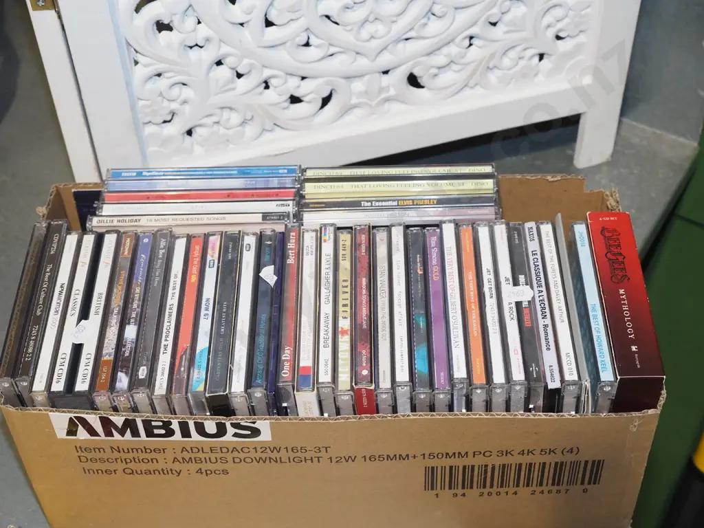 box of DVDs Image 1++