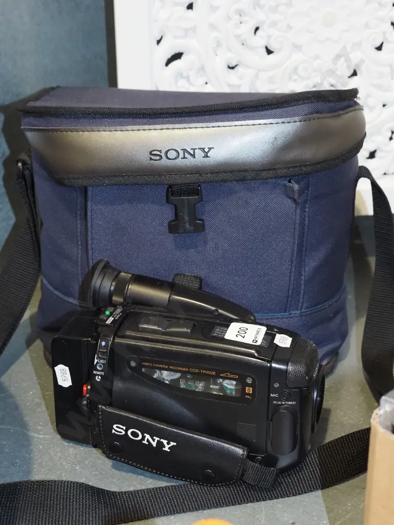 Sony handi-cam, bag and accessories Image 1++
