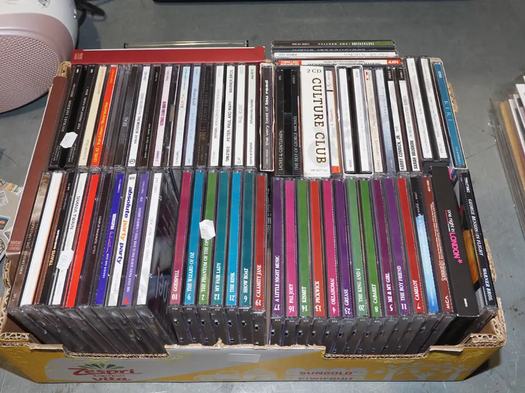box of CDs Image 1++