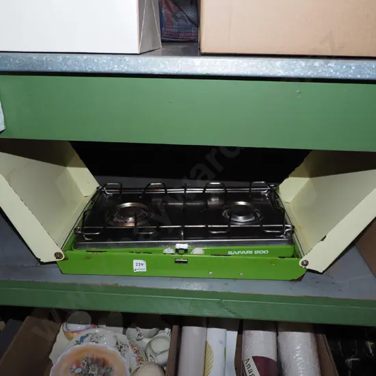 Safari 200 twin burner camp stove