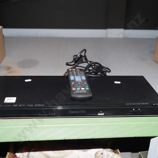 Panasonic blue ray player