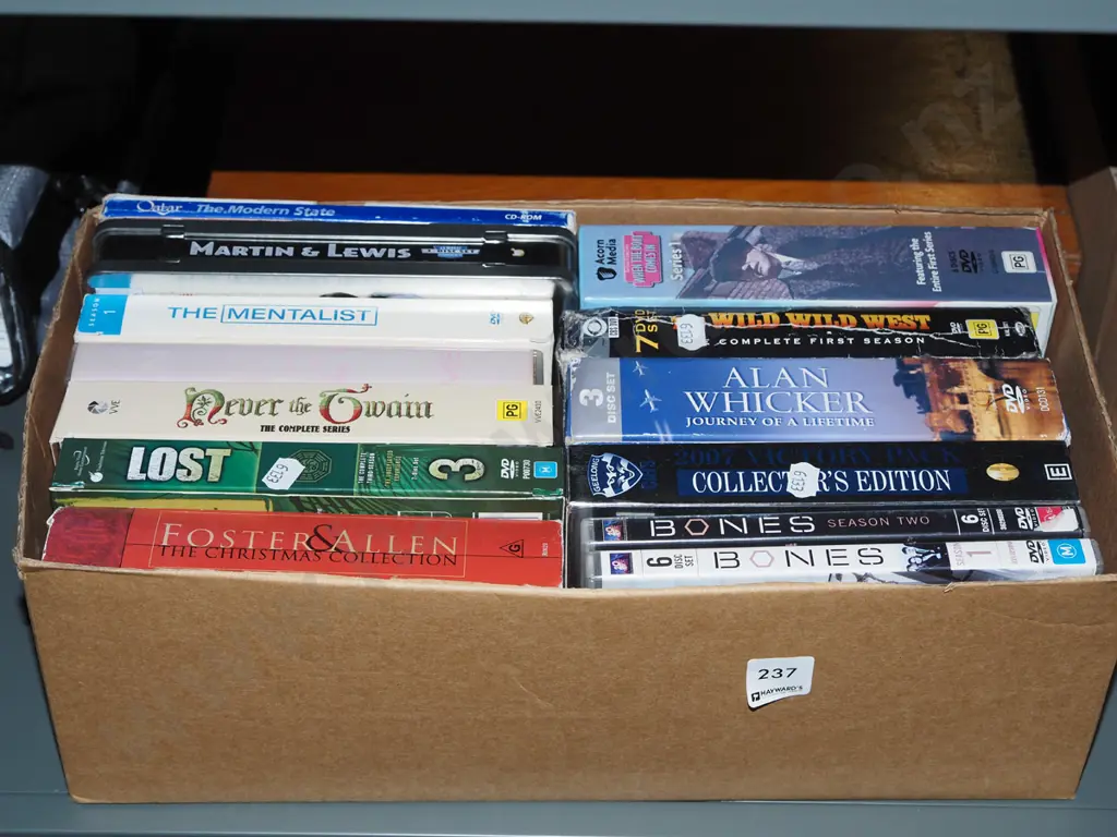 box of DVDs Image 1++