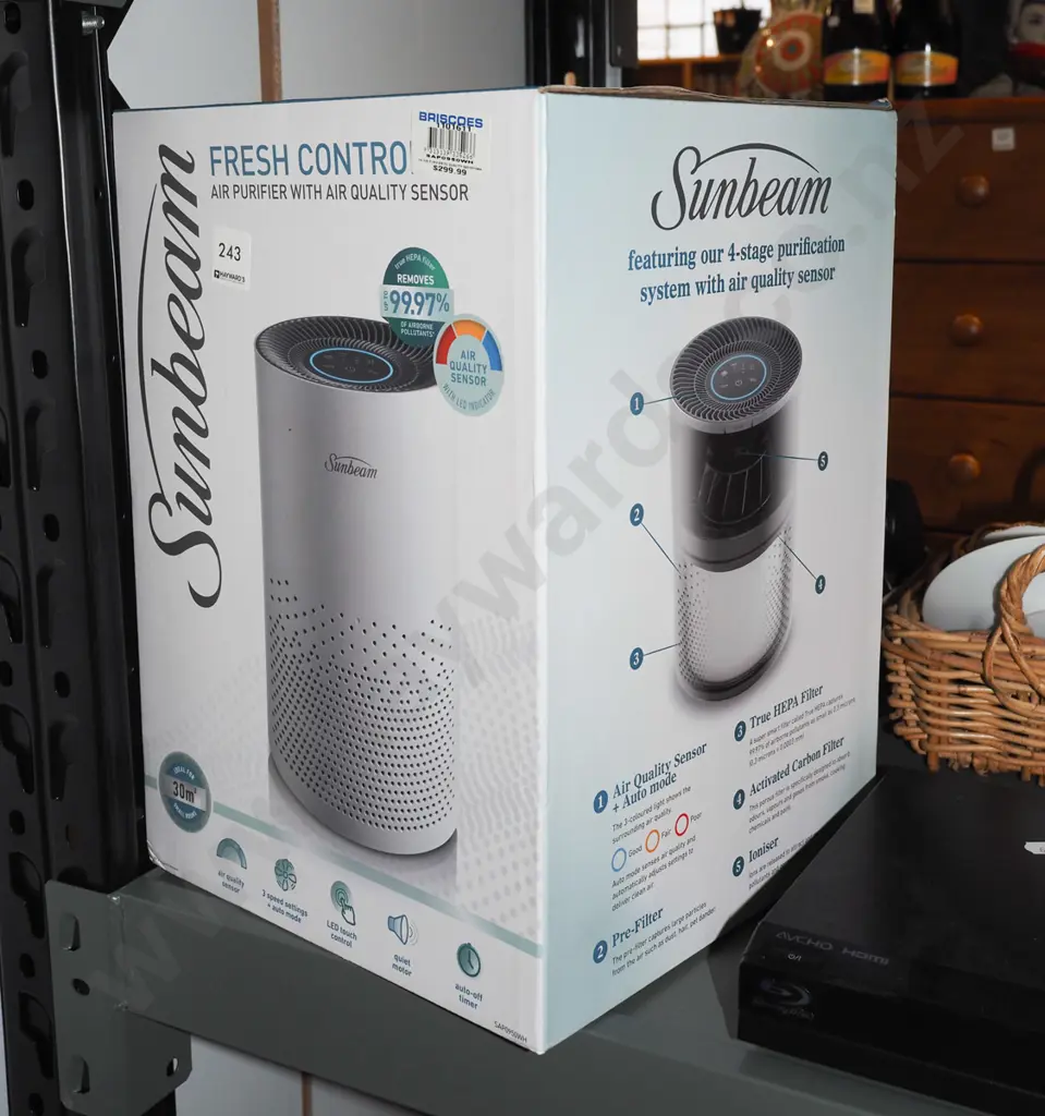 boxed as new Sunbeam Fresh Control air purifier Image 1++