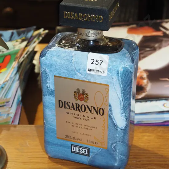 1L bottle of Disaronno liqueur