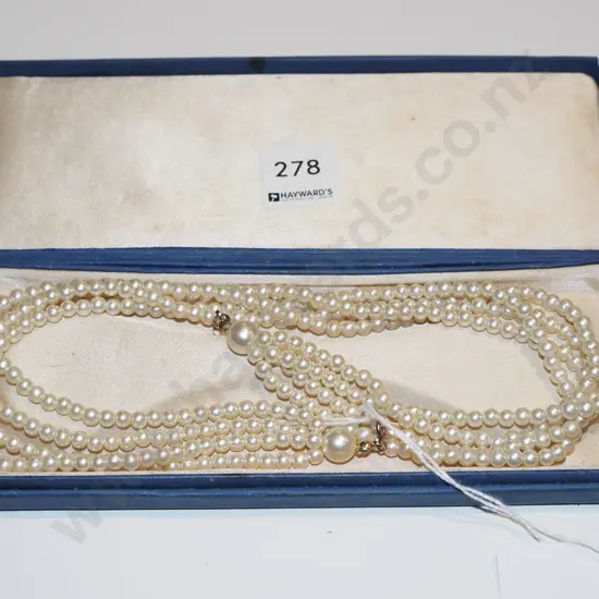 4 strand imitation pearls