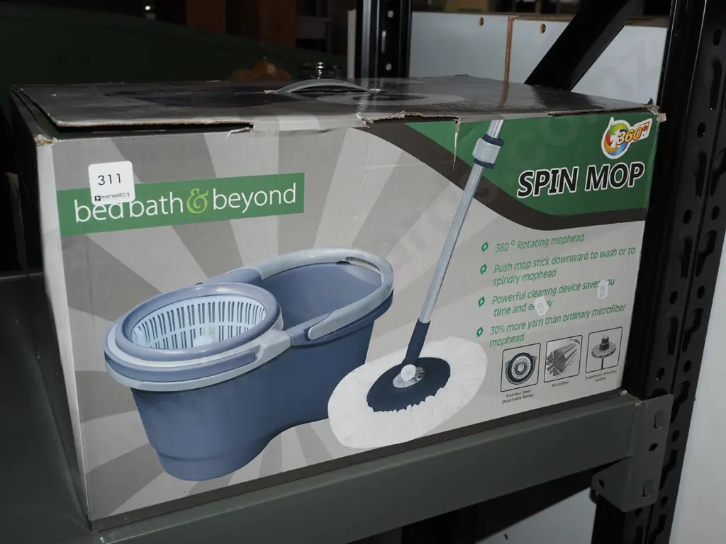 boxed as new new spin mop Image 1++