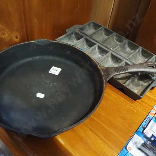 cast iron fryin pan, gem irons