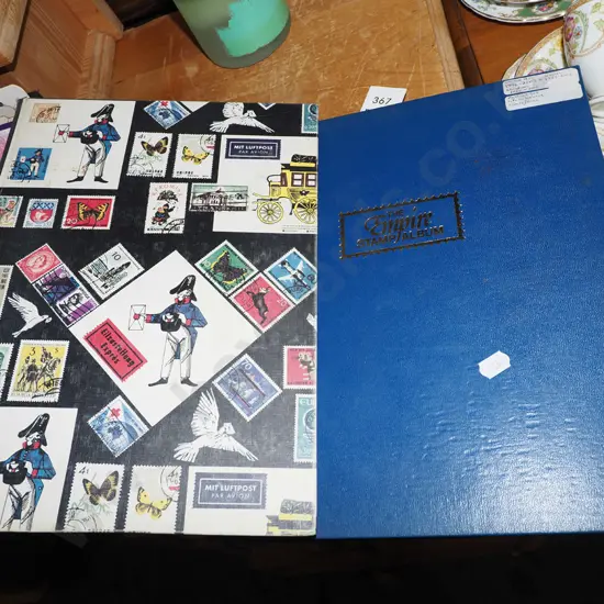 2x stamp albums