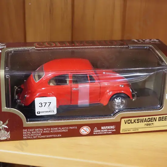 diecast model of VW Beetle