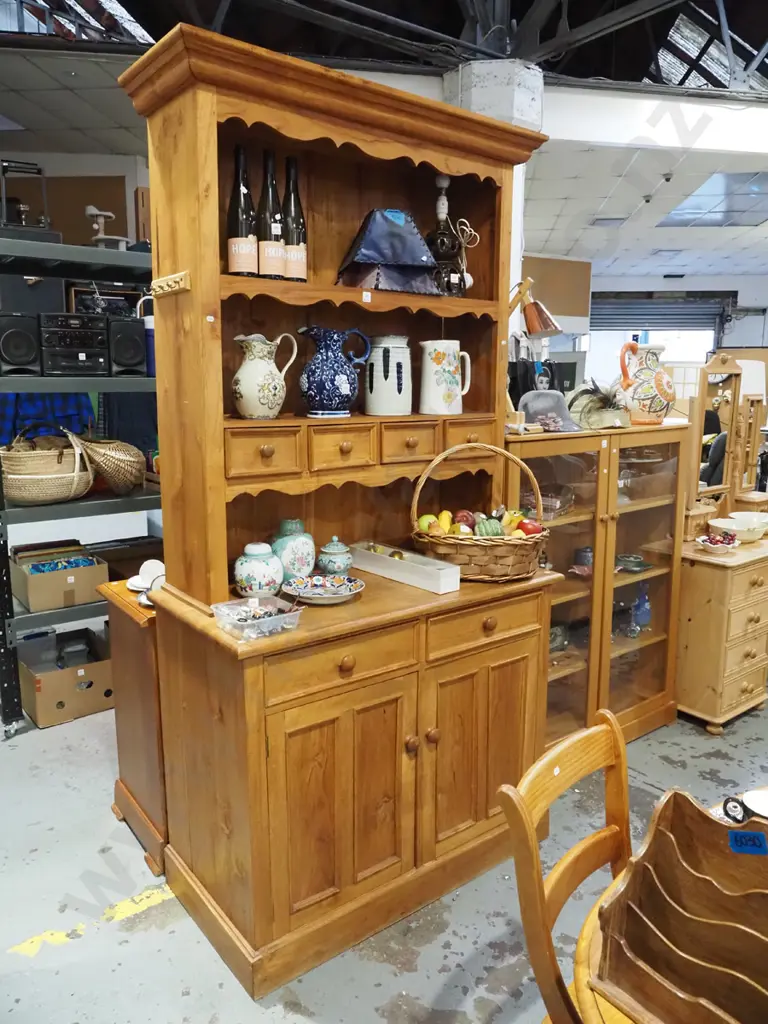 Indonesian hardwood kitchen unit - 6 drawer, 2 doors, removable top section  Image 1++