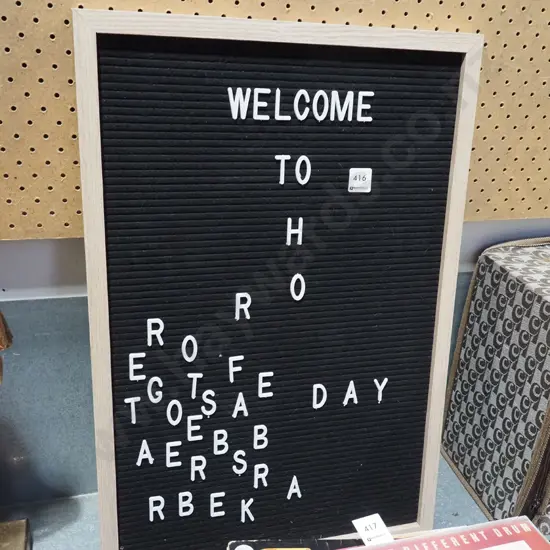 restaurant letter board H600