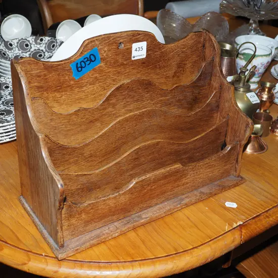 mahogany letter rack H230 W330