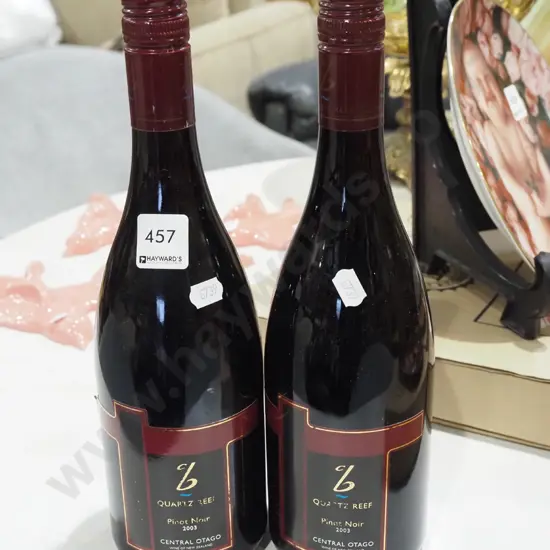 2x bottles Quartz Reef pinot noir 2003