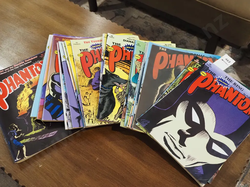 stack of Phantom comics Image 1++