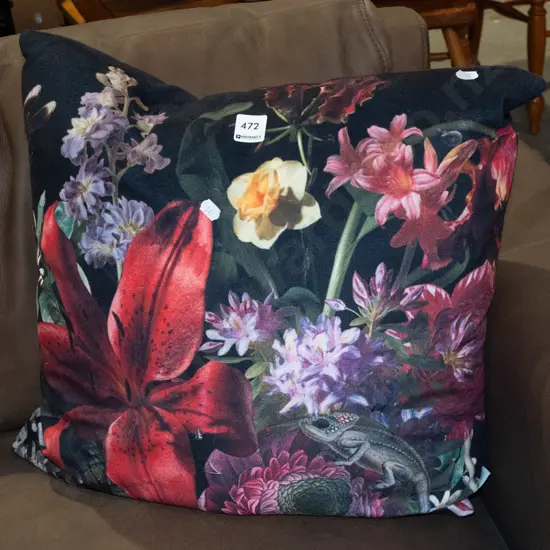 floral cushion