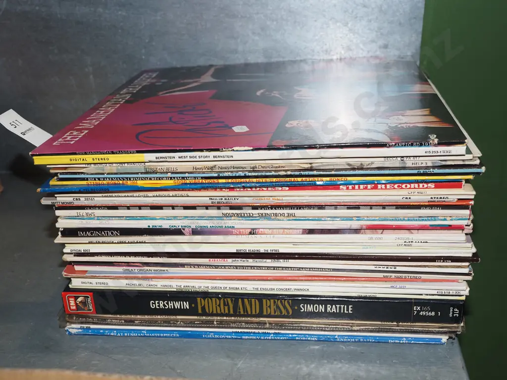 stack of LPs Image 1++