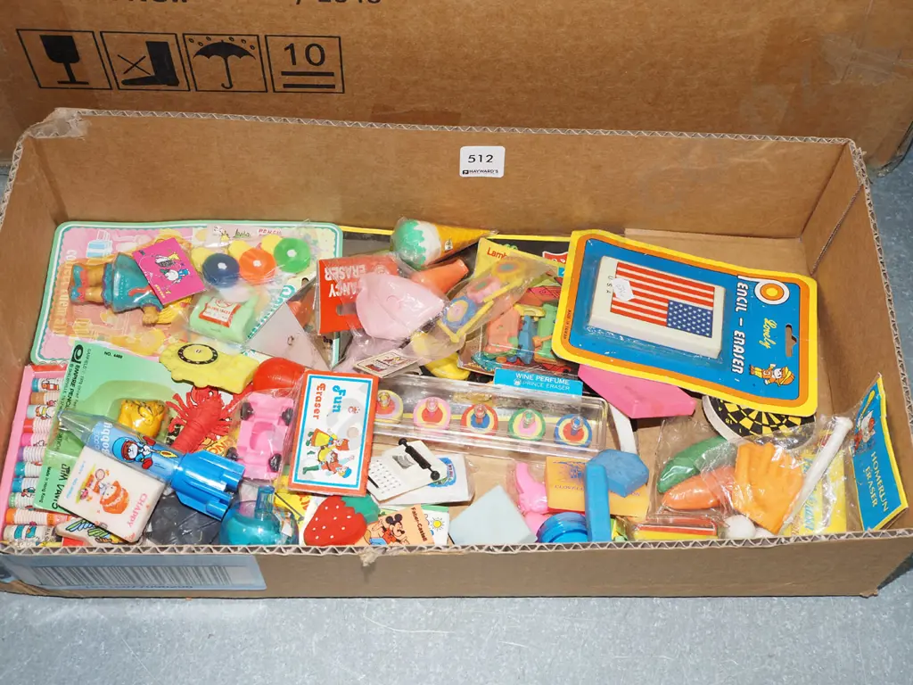 box of rubbers/erasers Image 1++
