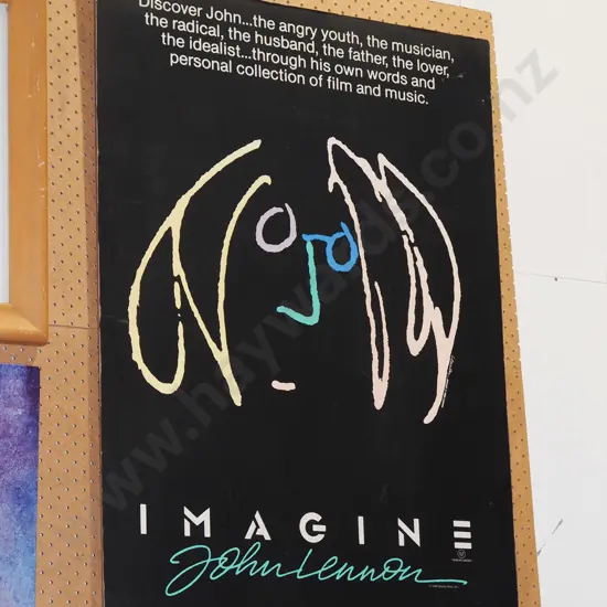 John Lennon Imagine print on board
