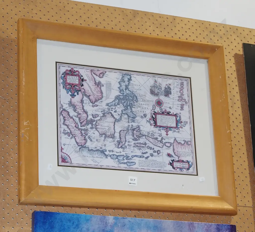 framed reproduction map Image 1++