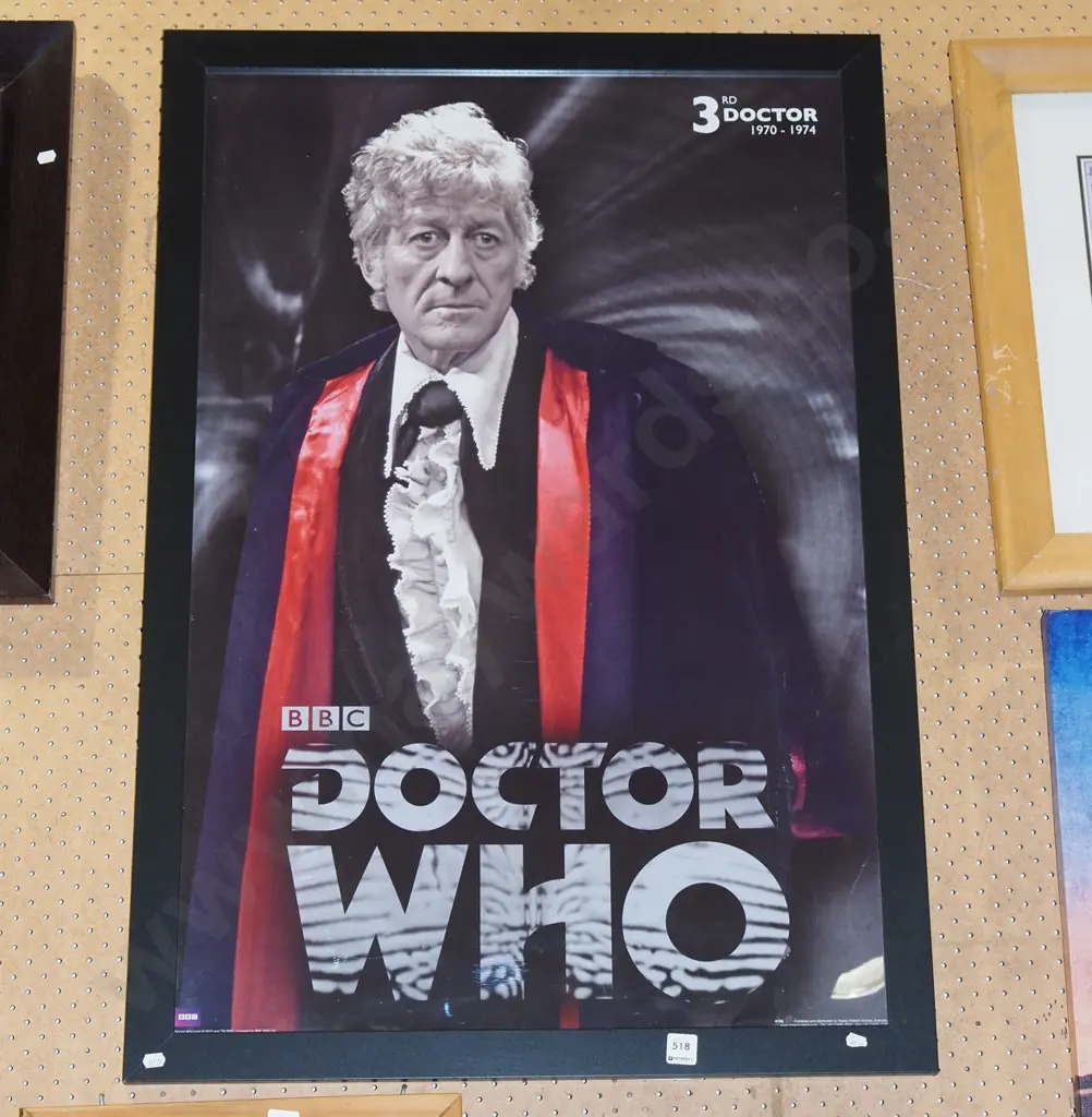 Doctor Who poster print in plastic frame Image 1++
