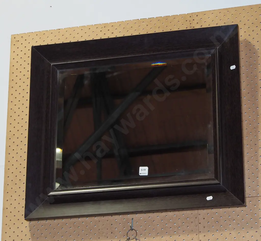 bevelled edge wall mirror H560 W670 Image 1++