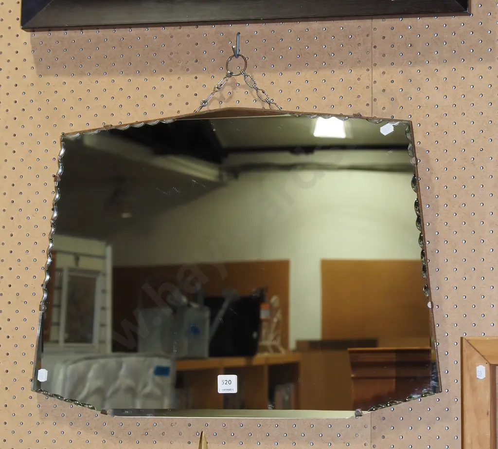 retro wall mirror H430 W600 Image 1++