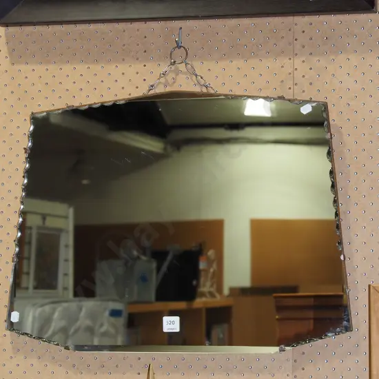 retro wall mirror H430 W600