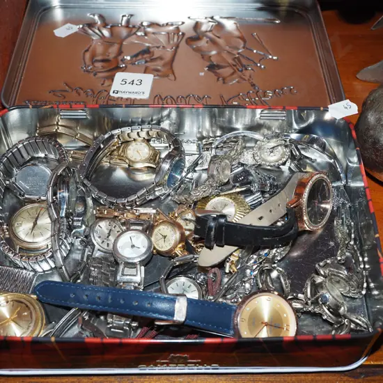 tin of watches