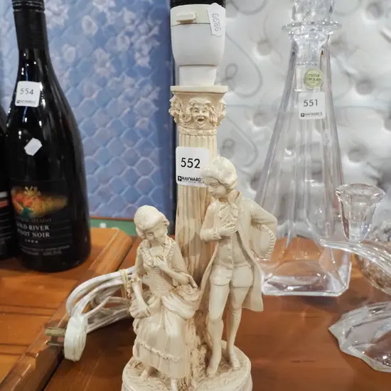 figural ceramic table lamp base H300