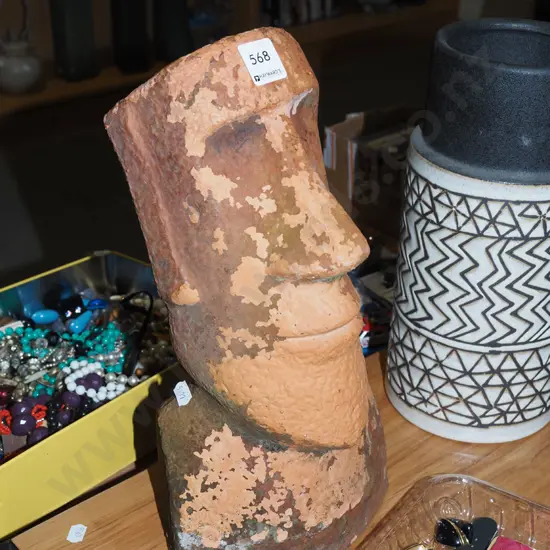 terracotta Easter Island head H350