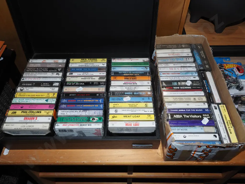 2 boxes of tape cassettes Image 1++