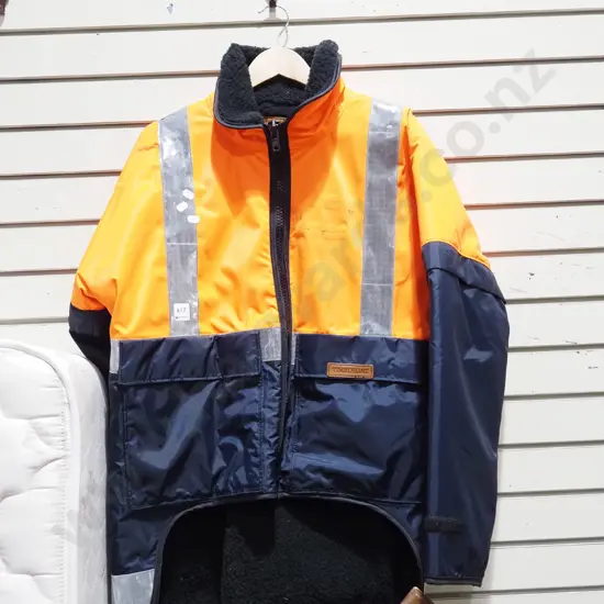 Timberline hi-vis fleece lined jacket - size small
