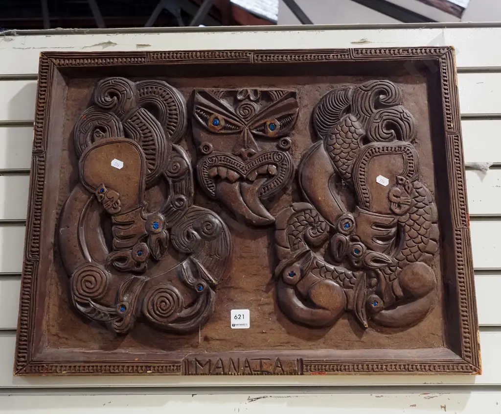 carved mdf panel - Manaia Image 1++